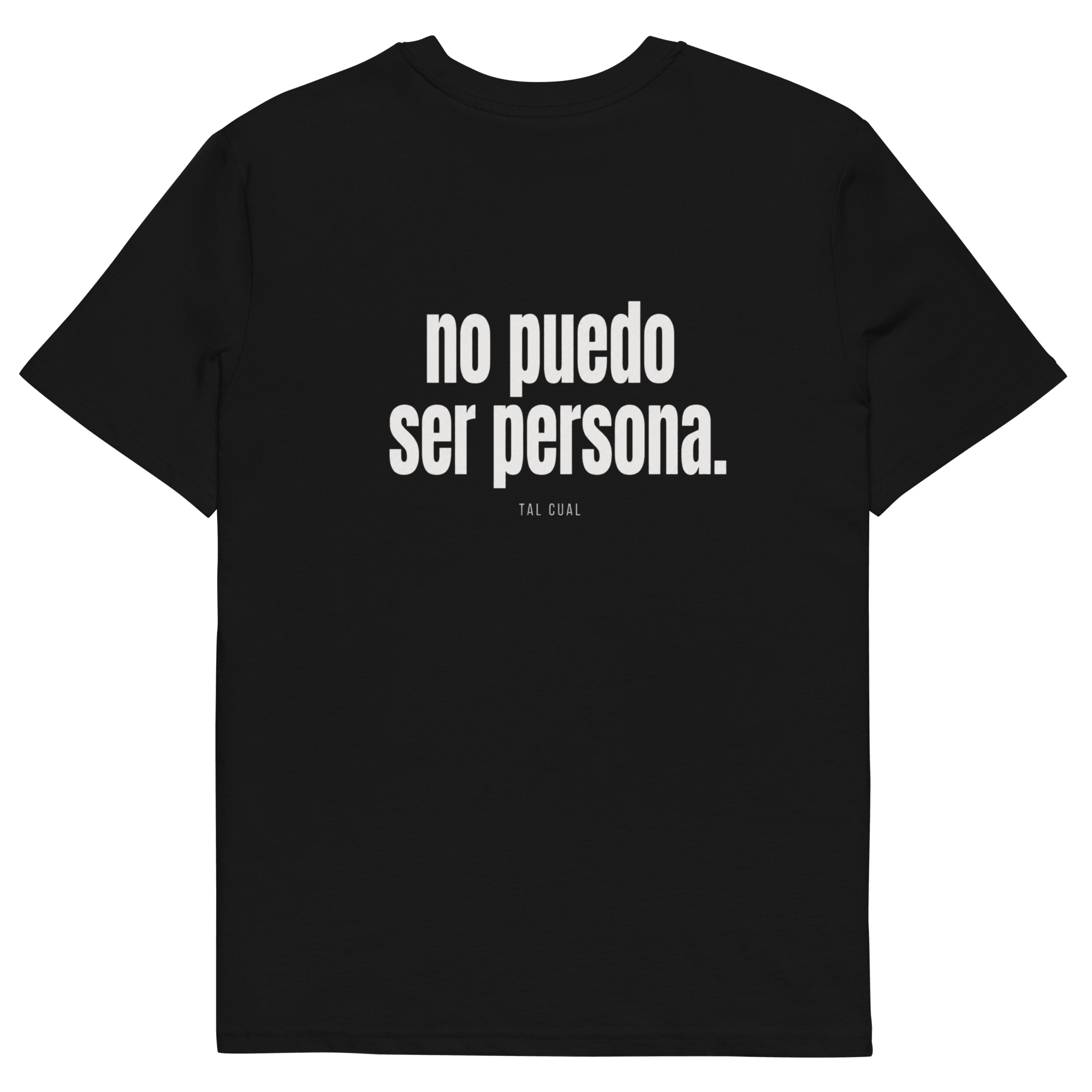 No puedo ser persona. - TAL CUAL